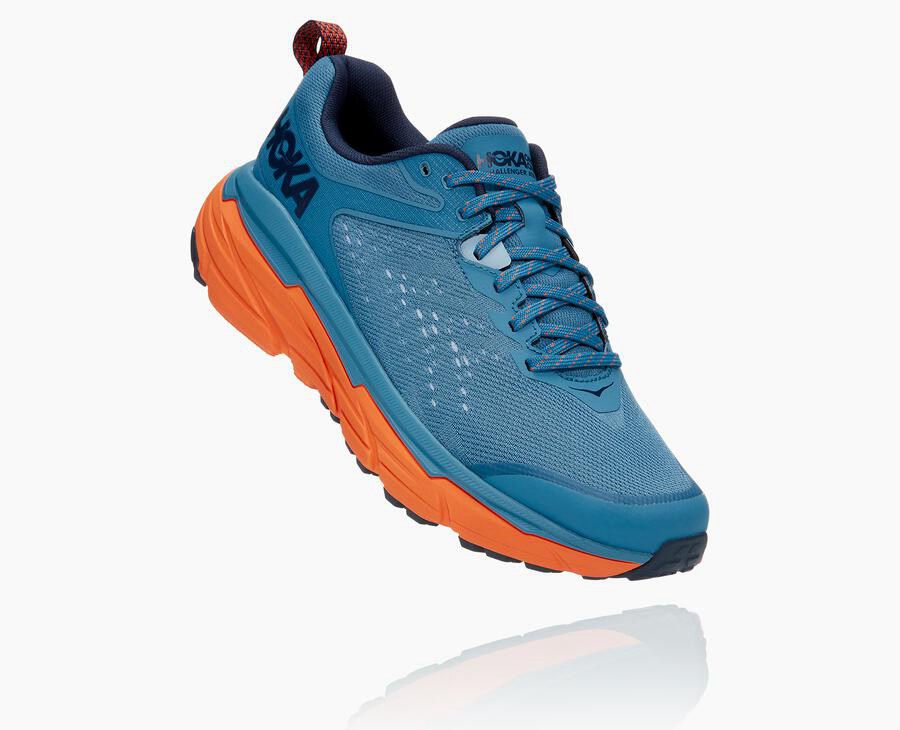 Hoka Mens Trail Shoes NZ - Hoka Challenger Atr 6 Blue (LRN465390)